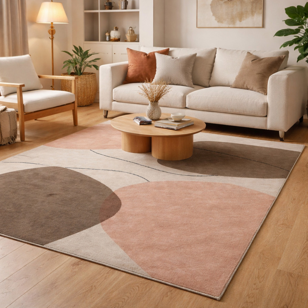 Image of Hand Tufted, Rectangular Rug, 5x7, 5x8, 6x7, 6x9, Multi Color, Wool, Dining Room, Kitchen, Living Room, or Bedroom