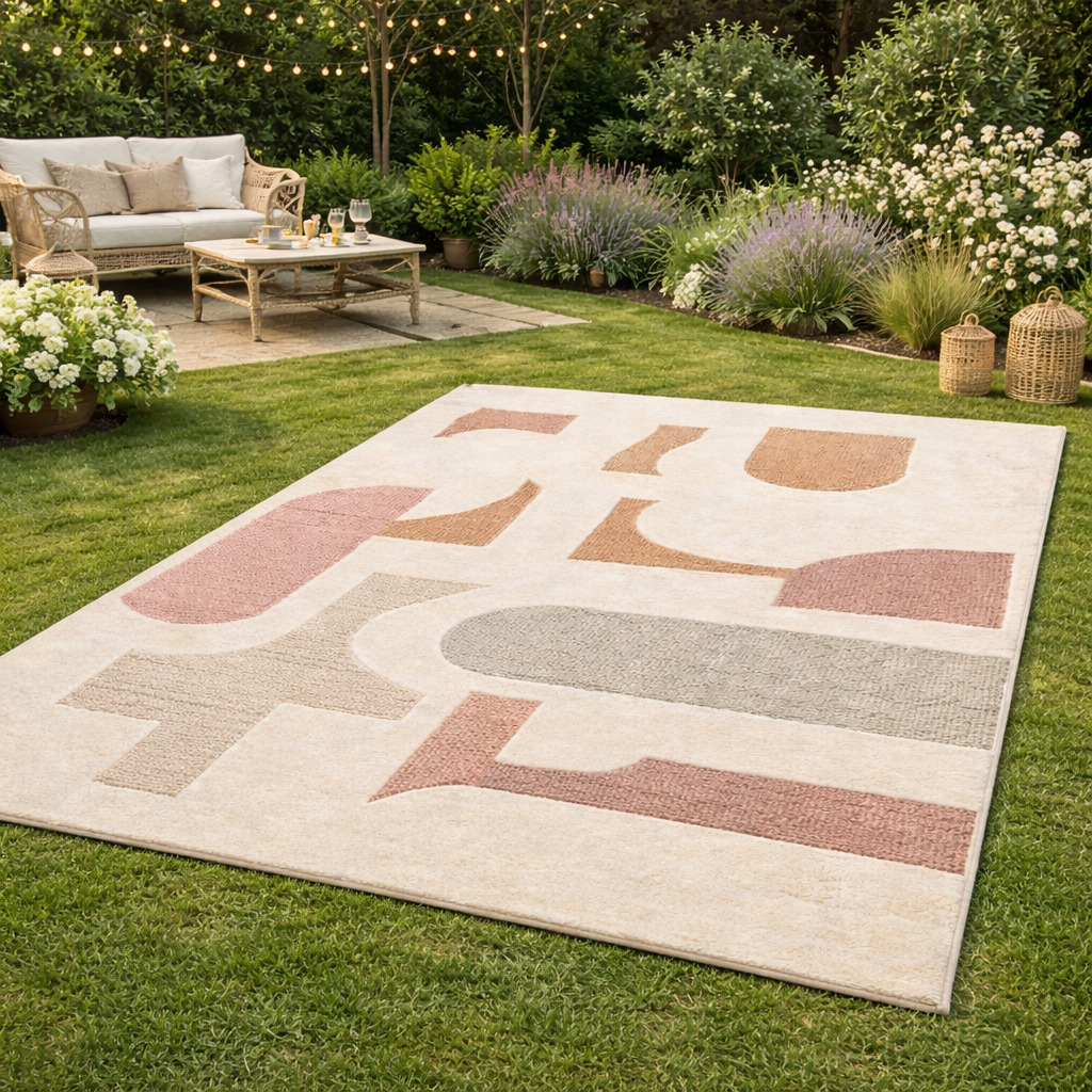 Multi Color Tufted Wool Area Rug  5x7 5x9 6x9 7x9 8x9 Sizes for Living Room Bedroom Dining Room  Hallway