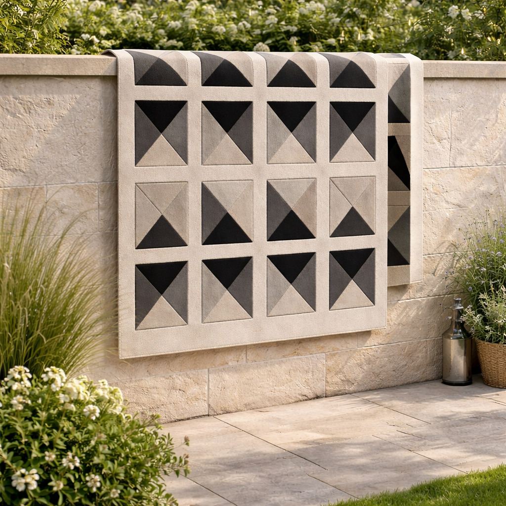 Tufted carpet  5x8 6x9 7x10 8x11  Handmade  Ivory area rugs  Bed Kids Living room  Geometric rug