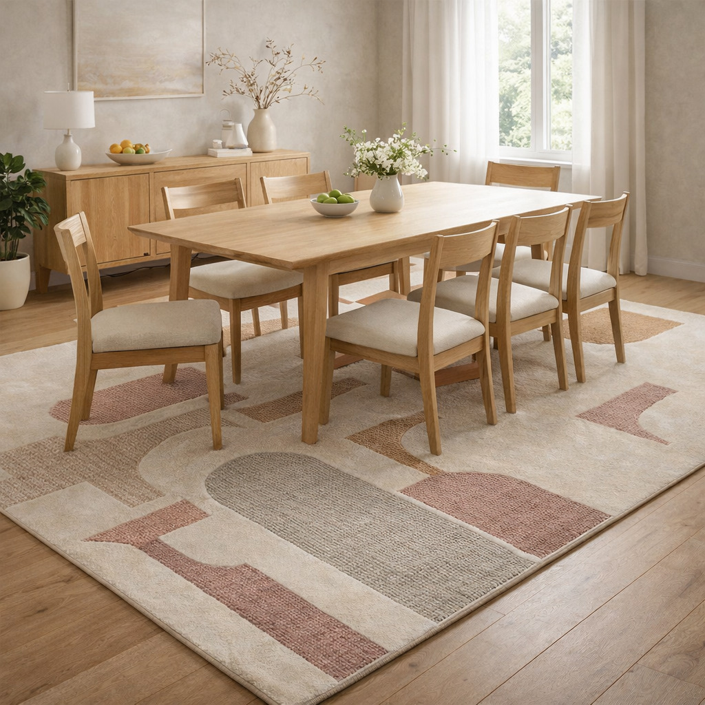 Multi Color Tufted Wool Area Rug  5x7 5x9 6x9 7x9 8x9 Sizes for Living Room Bedroom Dining Room  Hallway