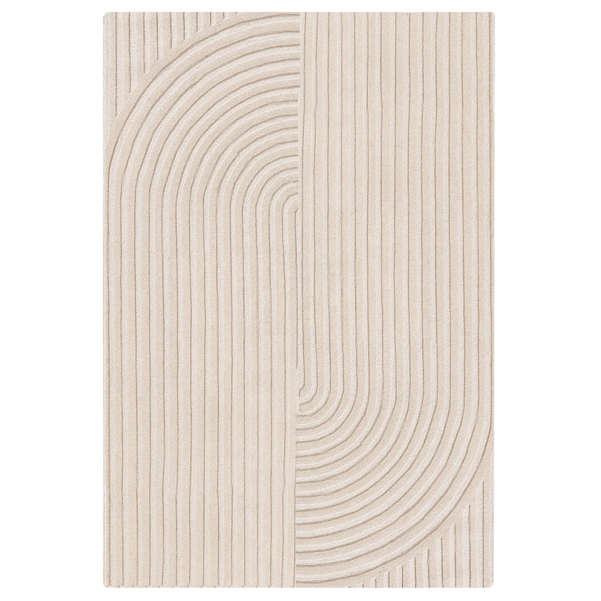 Tufted Muuto Relevo Rug for Bedroom and Living Space