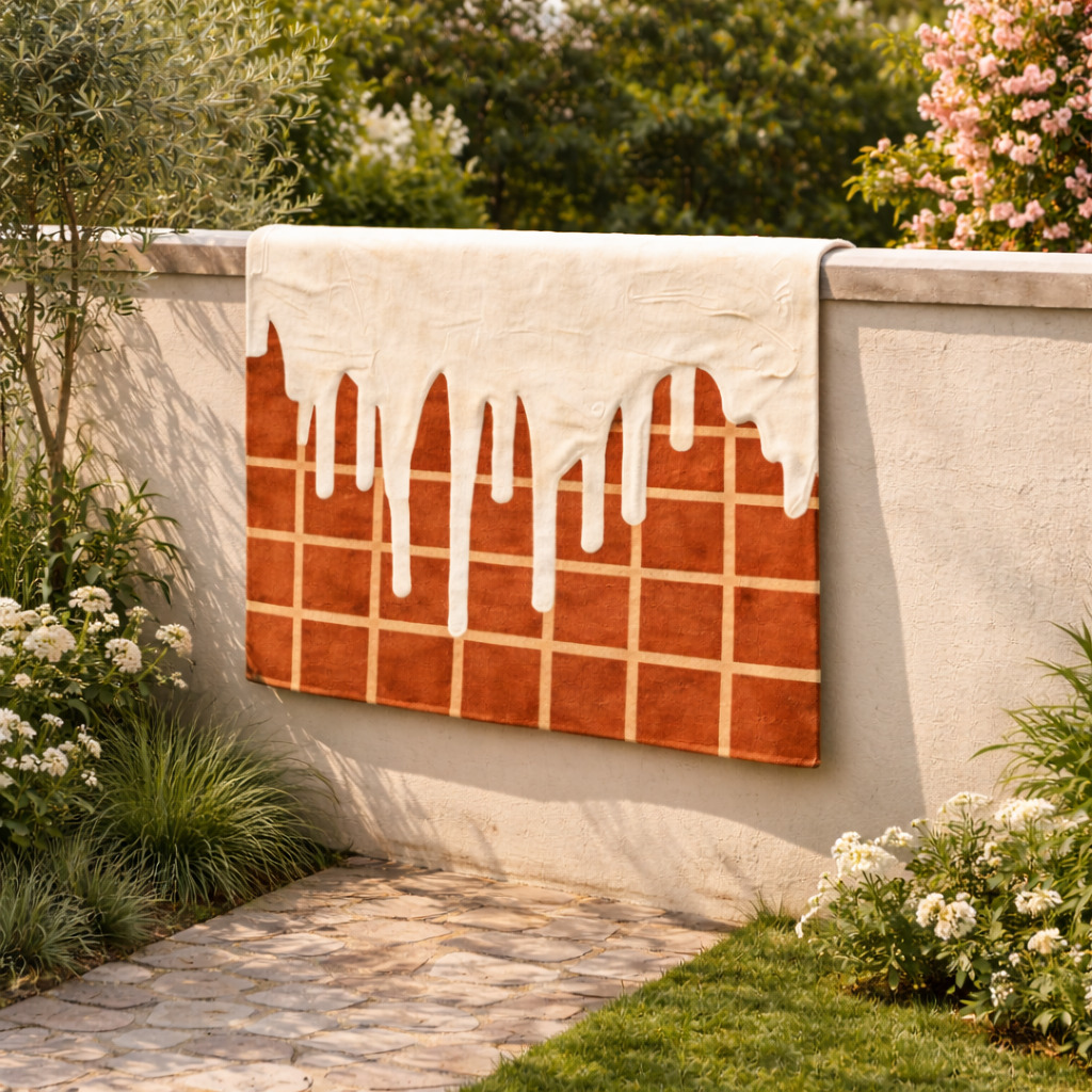 Hand Tufted Rectangle Wool Brown  Cream Rugs for Dining Room Kitchen Bedroom Hallway Living Room Available in 5x5 6x6 8x8 9x9 Sizes