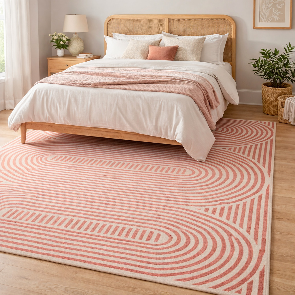 Hand-tufted Rugs  Blue Safavieh Braided Design Rug for Bedroom and Living Space