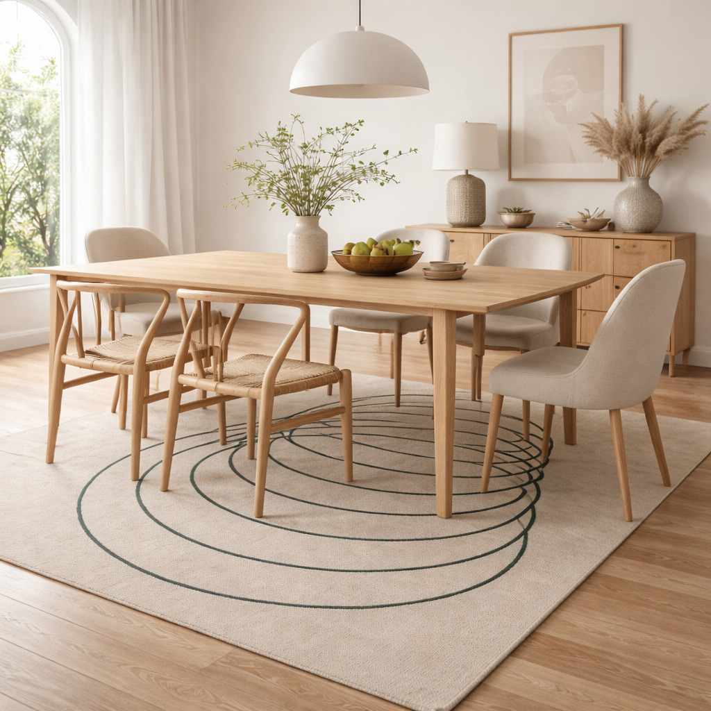 Tufted Beige Wool Rug Dining Room Living Room Bedroom  Hallway 5x7 7x9 8x11 9x12 Sizes