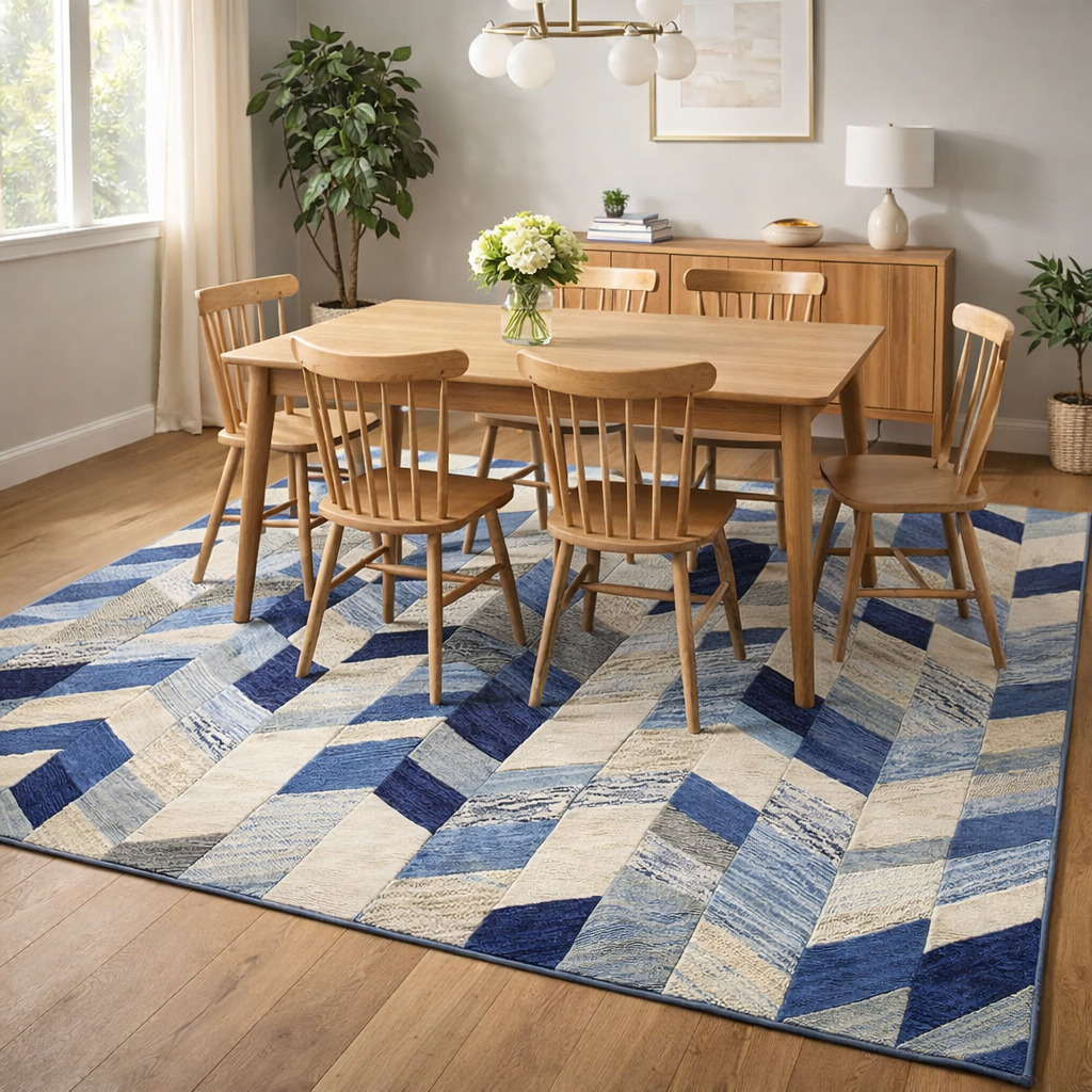 Hand Tufted Multicolor Abstract Woolen Carpet Dining Rooms Bedrooms and Living Rooms 5x7 6x9 8x9 9x11