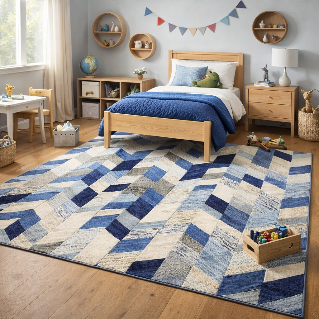 Hand Tufted Multicolor Abstract Woolen Carpet Dining Rooms Bedrooms and Living Rooms 5x7 6x9 8x9 9x11