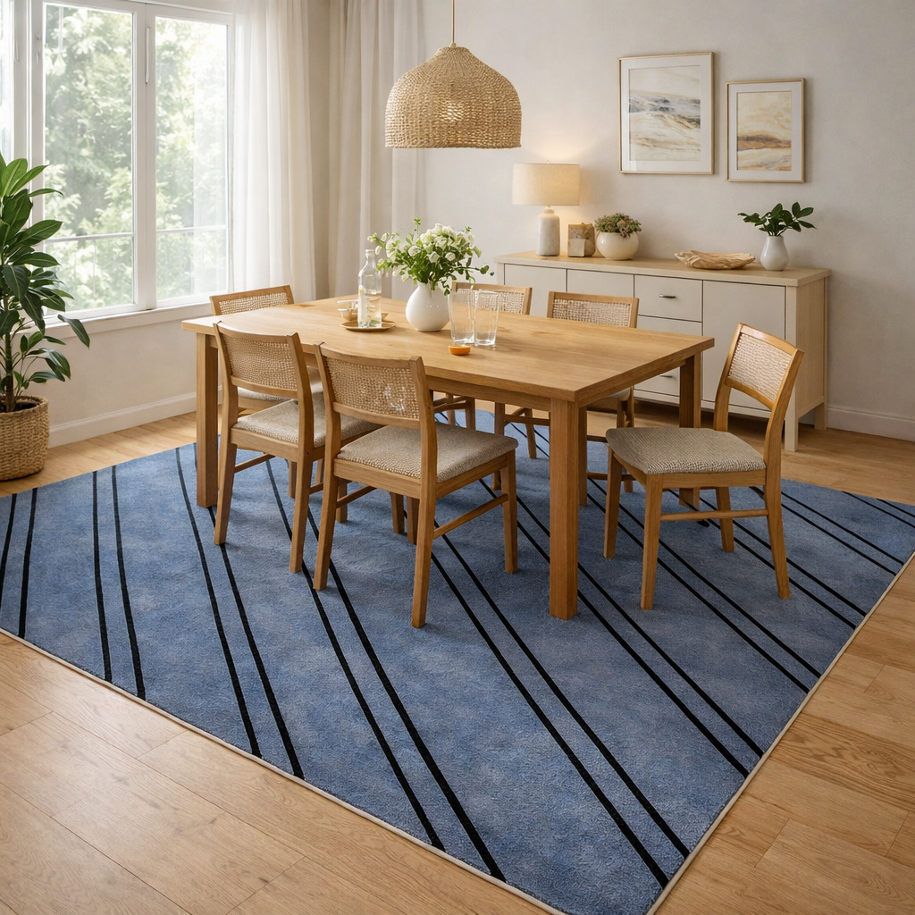 Grey Geometric Wool Rug Hand Tufted Rectangle 5x7 6x9 7x10 8x13 9x13 Living Room Dining Room Hallway Bedroom  Kitchen