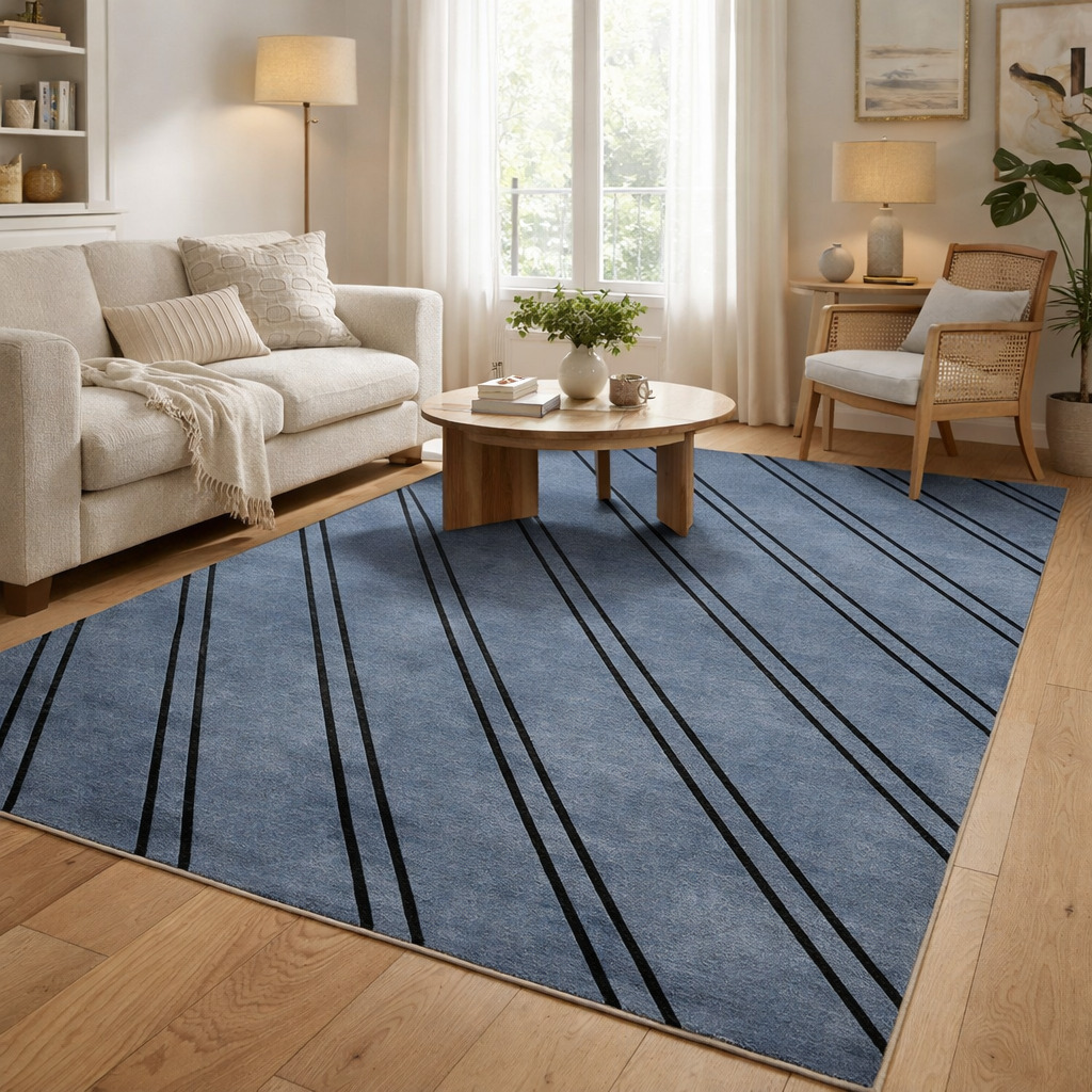 Grey Geometric Wool Rug Hand Tufted Rectangle 5x7 6x9 7x10 8x13 9x13 Living Room Dining Room Hallway Bedroom  Kitchen