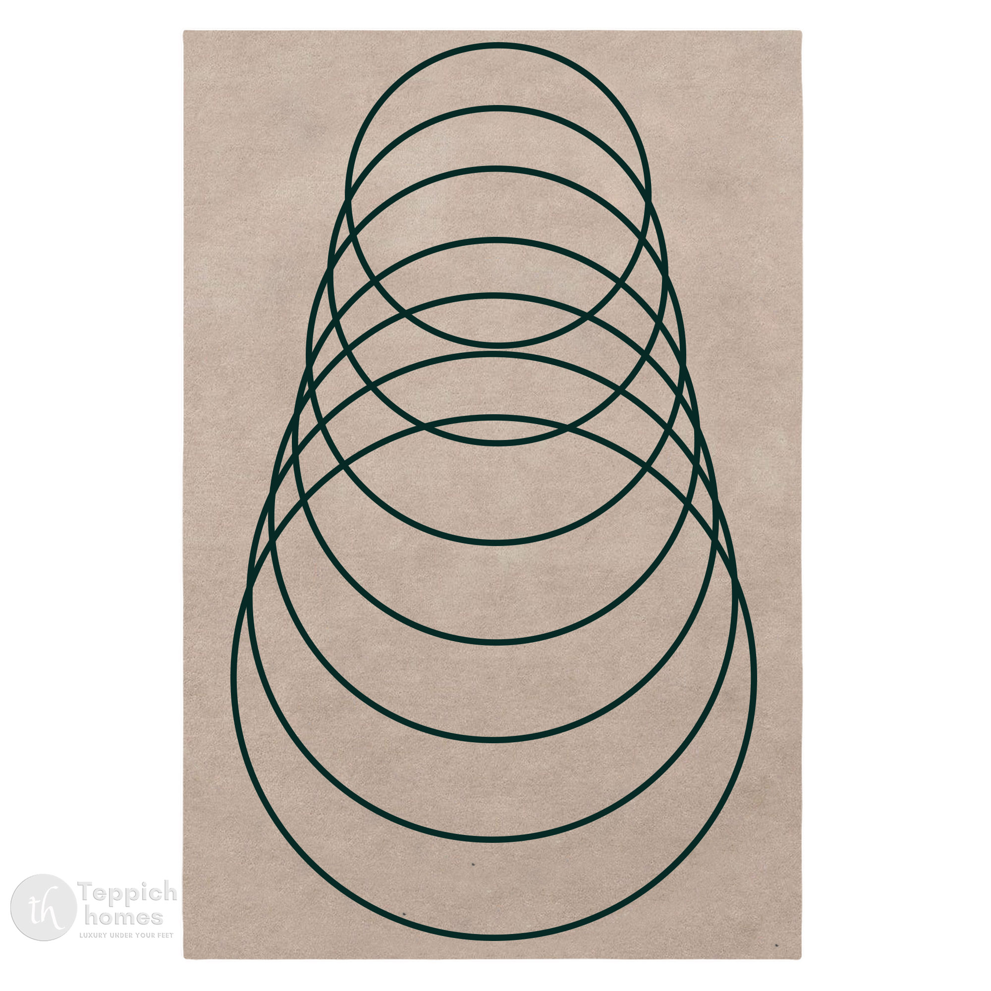 Tufted Beige Wool Rug Dining Room Living Room Bedroom  Hallway 5x7 7x9 8x11 9x12 Sizes