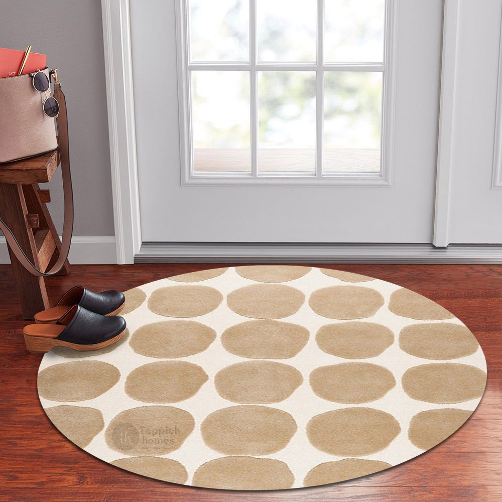 Circle Rug, Hand Tufted, 7x7, 8x8, 9x9, 10x10, Rug, Wool Carpet