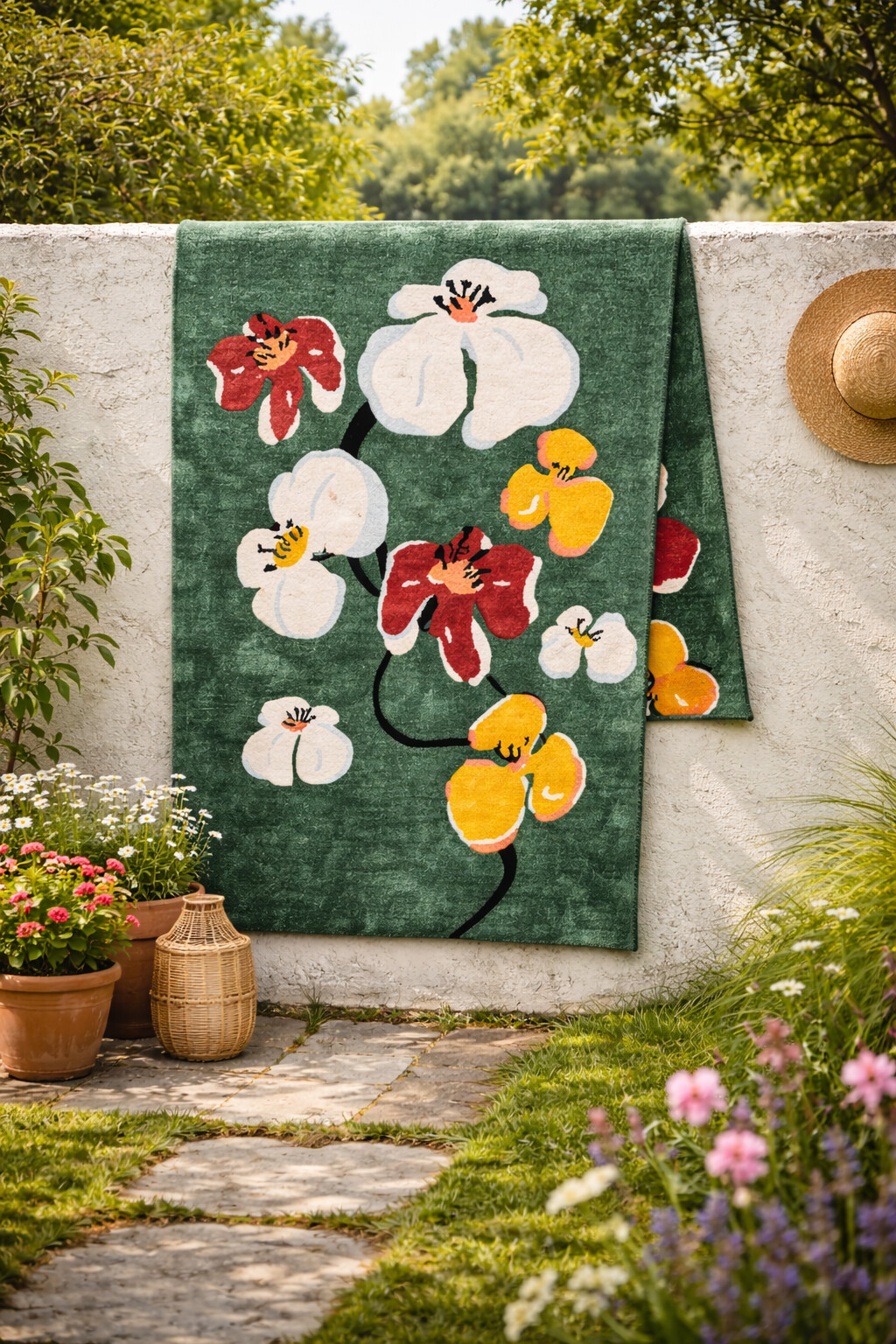 Tufted rugs  Green carpet  8x11 8x13 9x12 9x13  Hallway Living room  Area rugs  Floral carpets