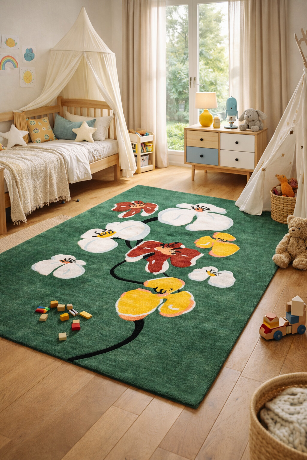 Tufted rugs  Green carpet  8x11 8x13 9x12 9x13  Hallway Living room  Area rugs  Floral carpets