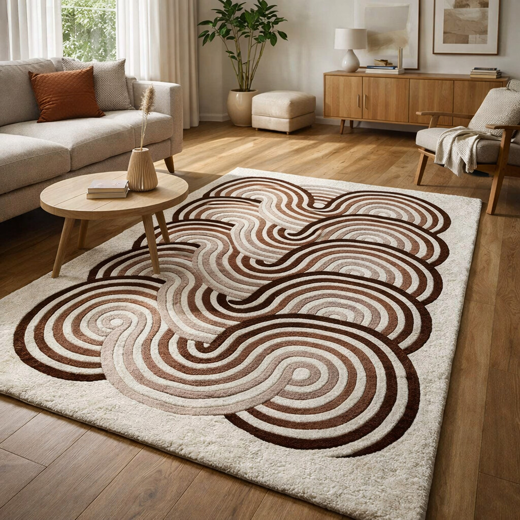 Rugs for Living room  Geometric wool  Tufted carpet  8x10 8x11 9x12 9x13  Area rug  White color