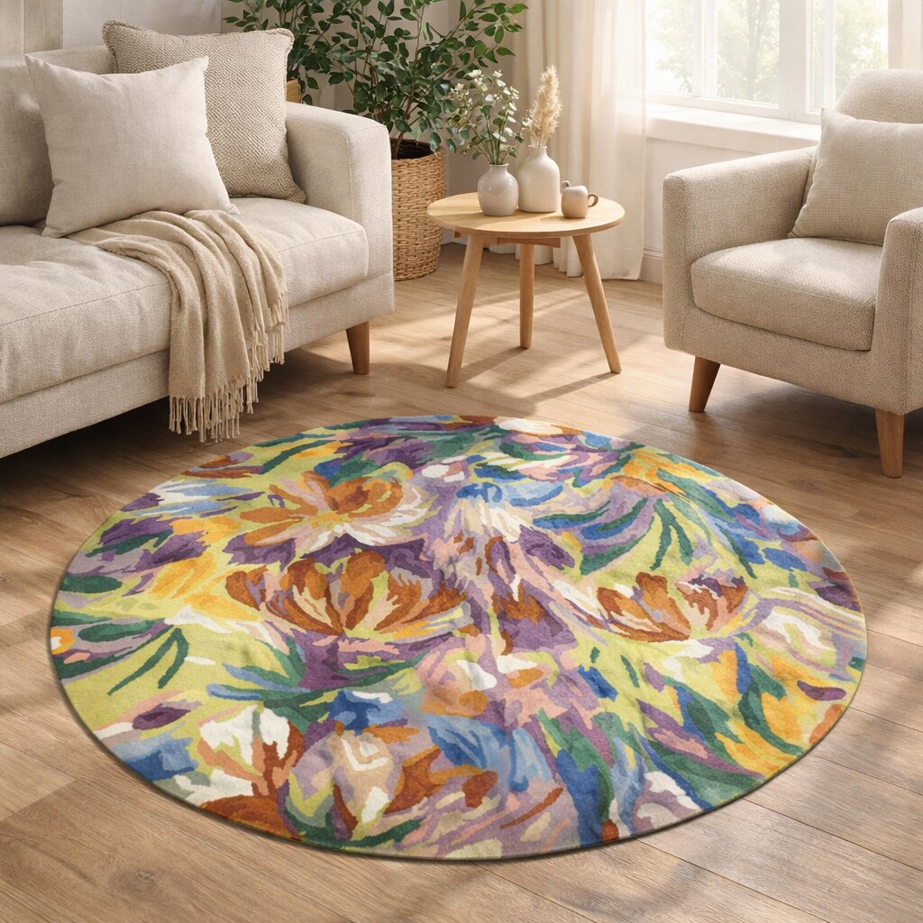 Hand Tufted 8x8 9x9 10x10 11x11 Green Rug Bedroom Rug