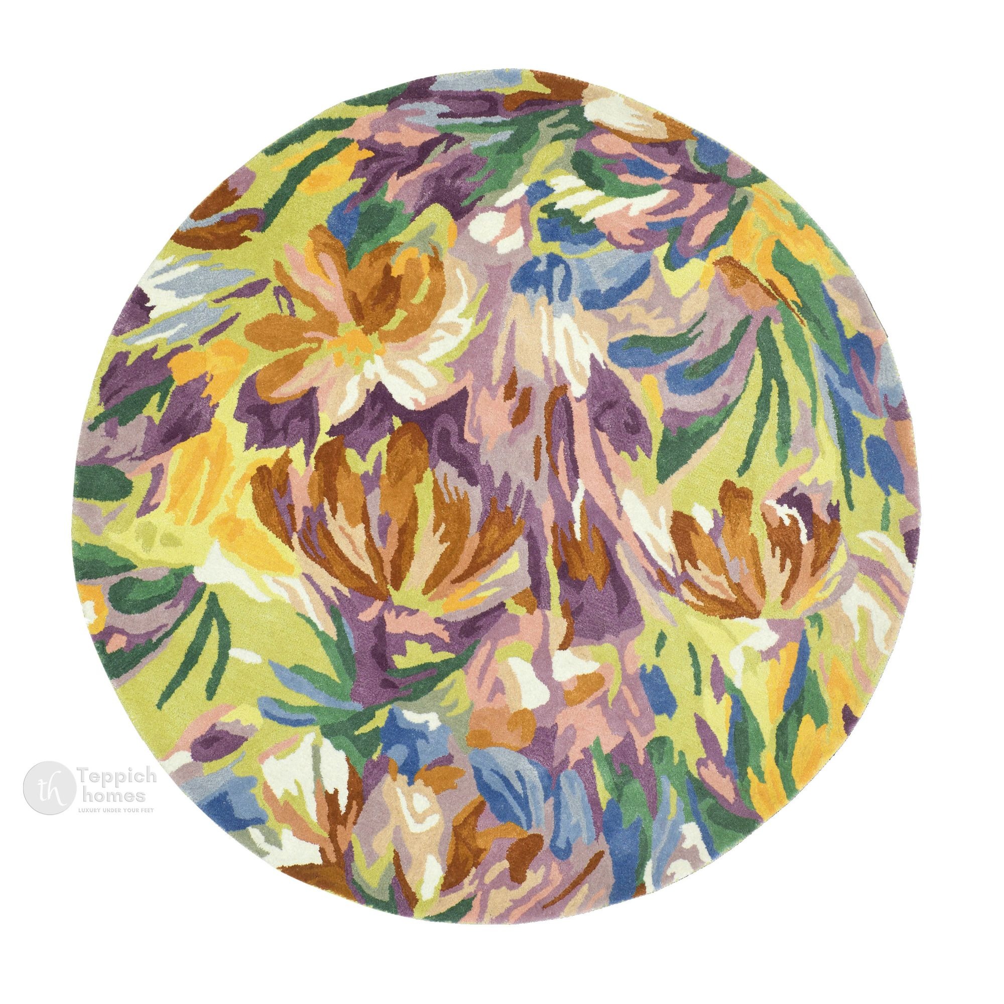 Hand Tufted 8x8 9x9 10x10 11x11 Green Rug Bedroom Rug