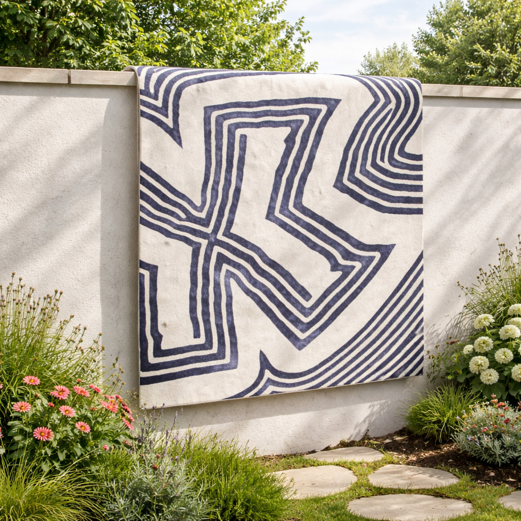 Modern Wool Rug Tufted Natural Ivory  Blue Dining Room Living Room Bedroom Hallway 6x9 7x10 8x11 9x10