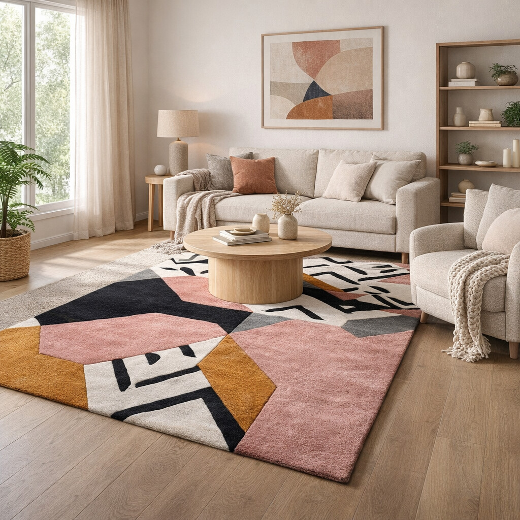 Living room rug 10x10  Abstract carpet  Tufted area rugs  11x12 11x13 12x12 12x18  Wool carpets