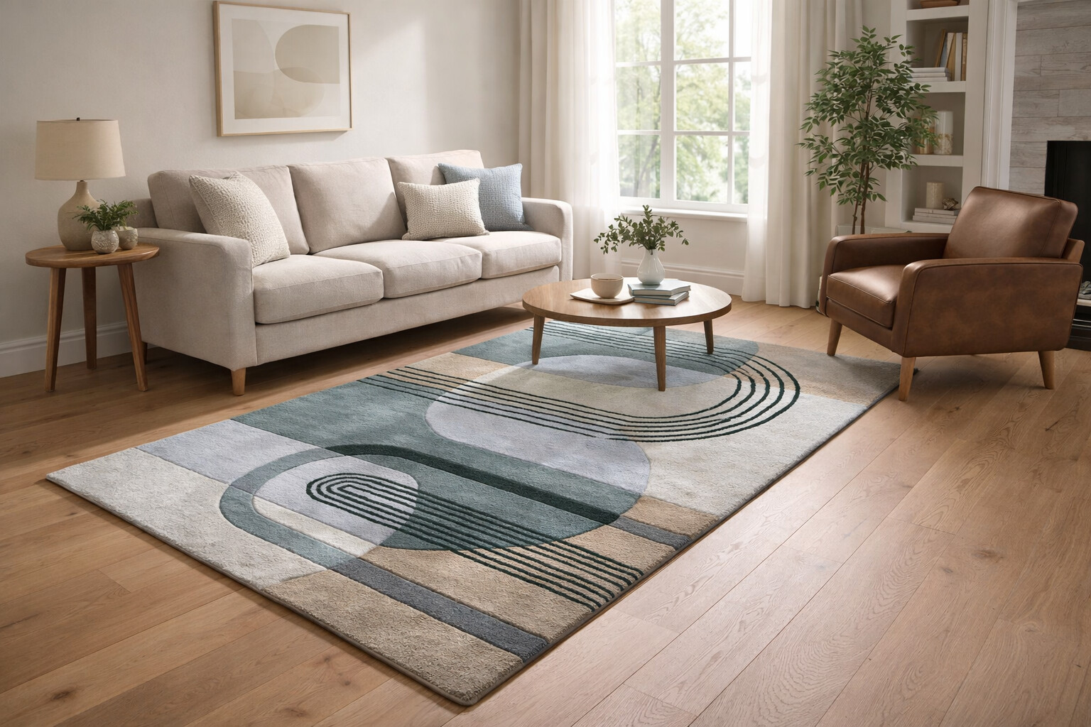 Hallway carpet 7x10  Geometric rug  Tufted carpets  8x11 9x12 10x14 11x13  Wool area rugs