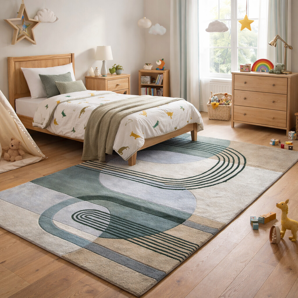 Hallway carpet 7x10  Geometric rug  Tufted carpets  8x11 9x12 10x14 11x13  Wool area rugs