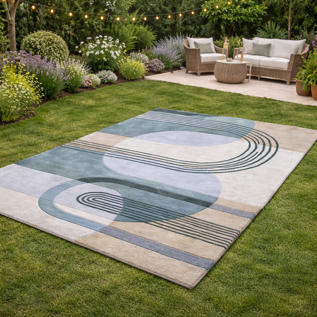 Hallway carpet 7x10  Geometric rug  Tufted carpets  8x11 9x12 10x14 11x13  Wool area rugs