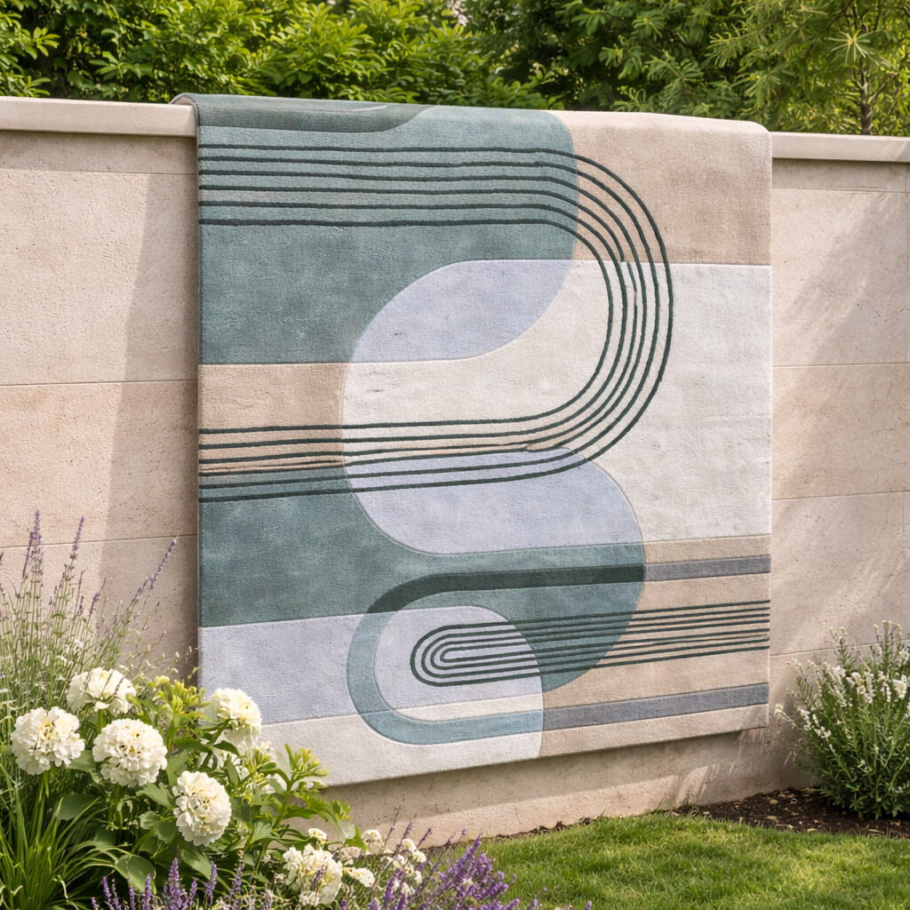 Hallway carpet 7x10  Geometric rug  Tufted carpets  8x11 9x12 10x14 11x13  Wool area rugs