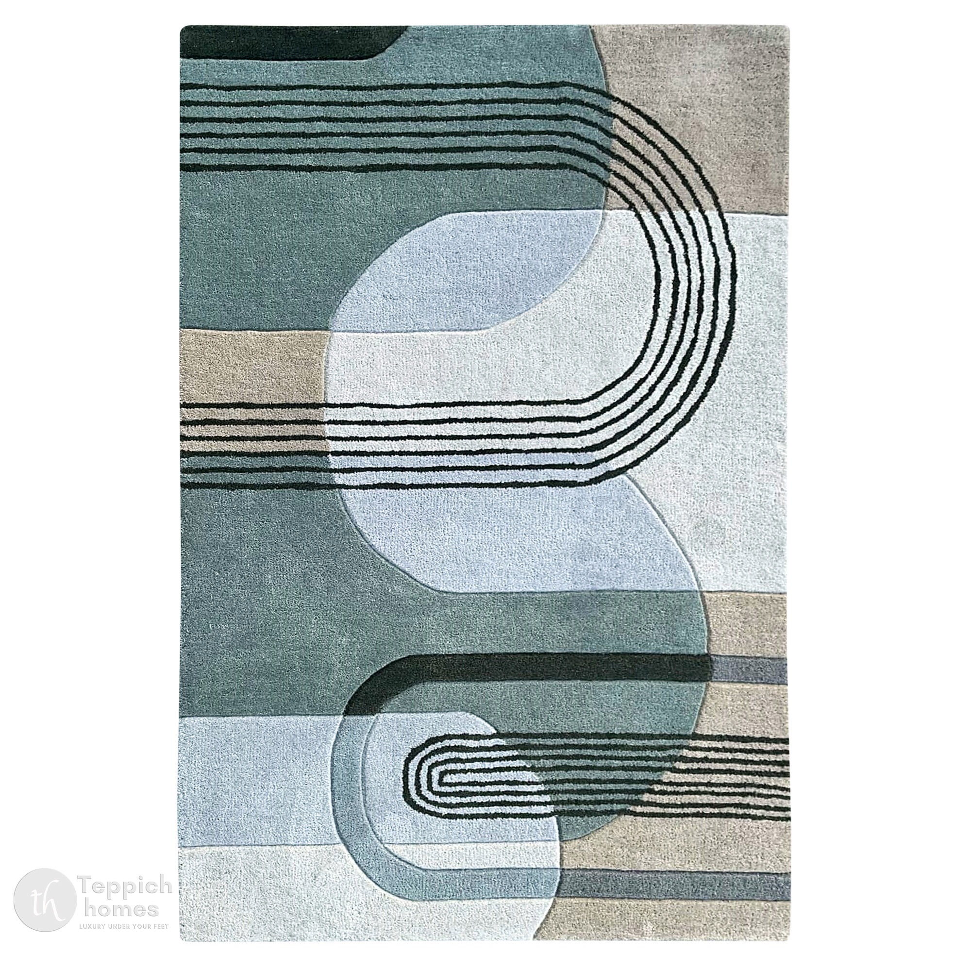 Hallway carpet 7x10  Geometric rug  Tufted carpets  8x11 9x12 10x14 11x13  Wool area rugs