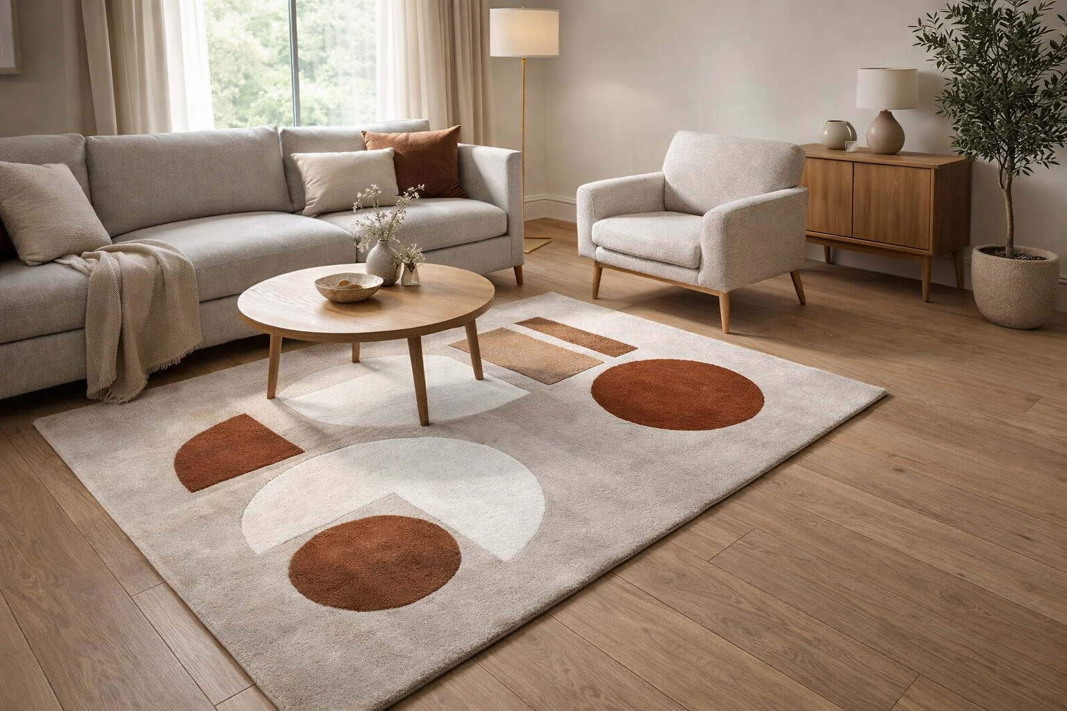 Mid Century Style Rug