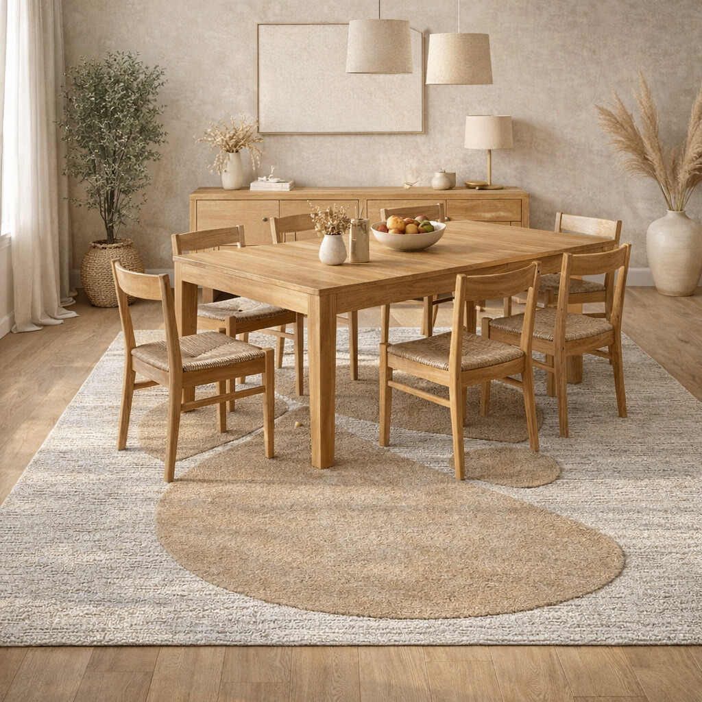 Bedroom area rugs  Geometric carpet  Tufted rug  8x13 9x10 10x13 11x12  Woolen carpet  Ivory and Beige color