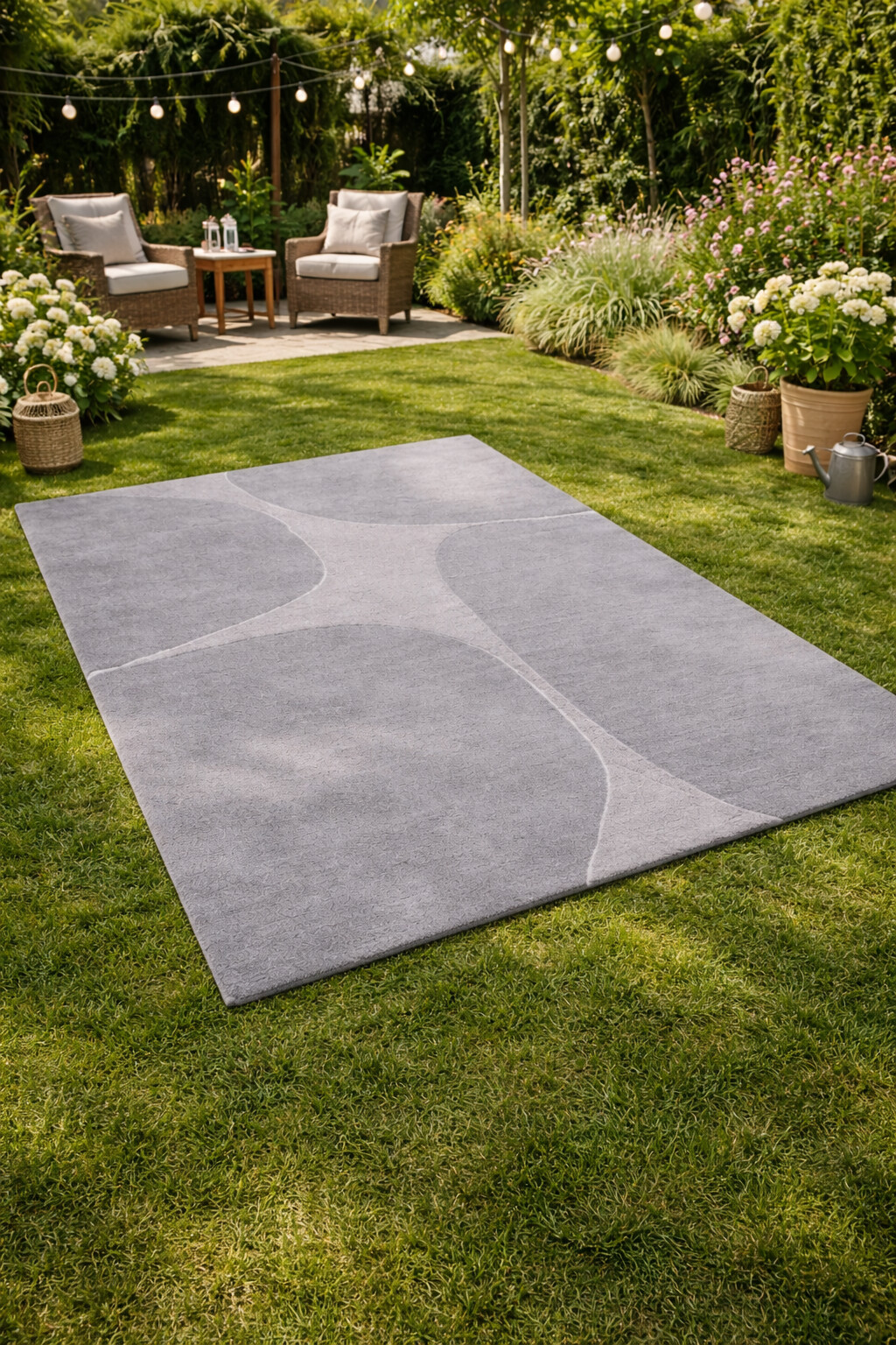 Wool Grey Rug 5x7 5x8 6x8 Large Area Rug Hand Tufted Bedroom Living Room Grey carpet