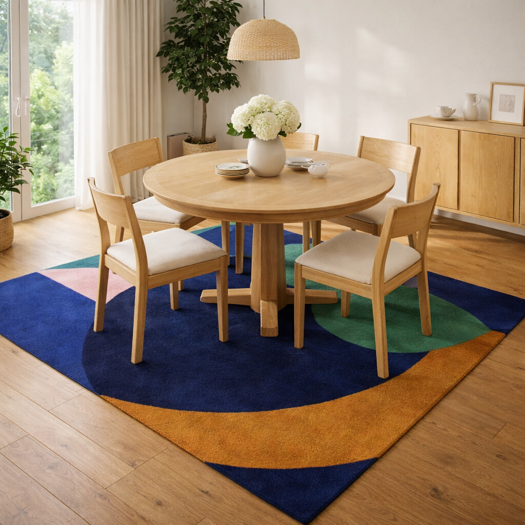 Earthy Modern Art Carpet