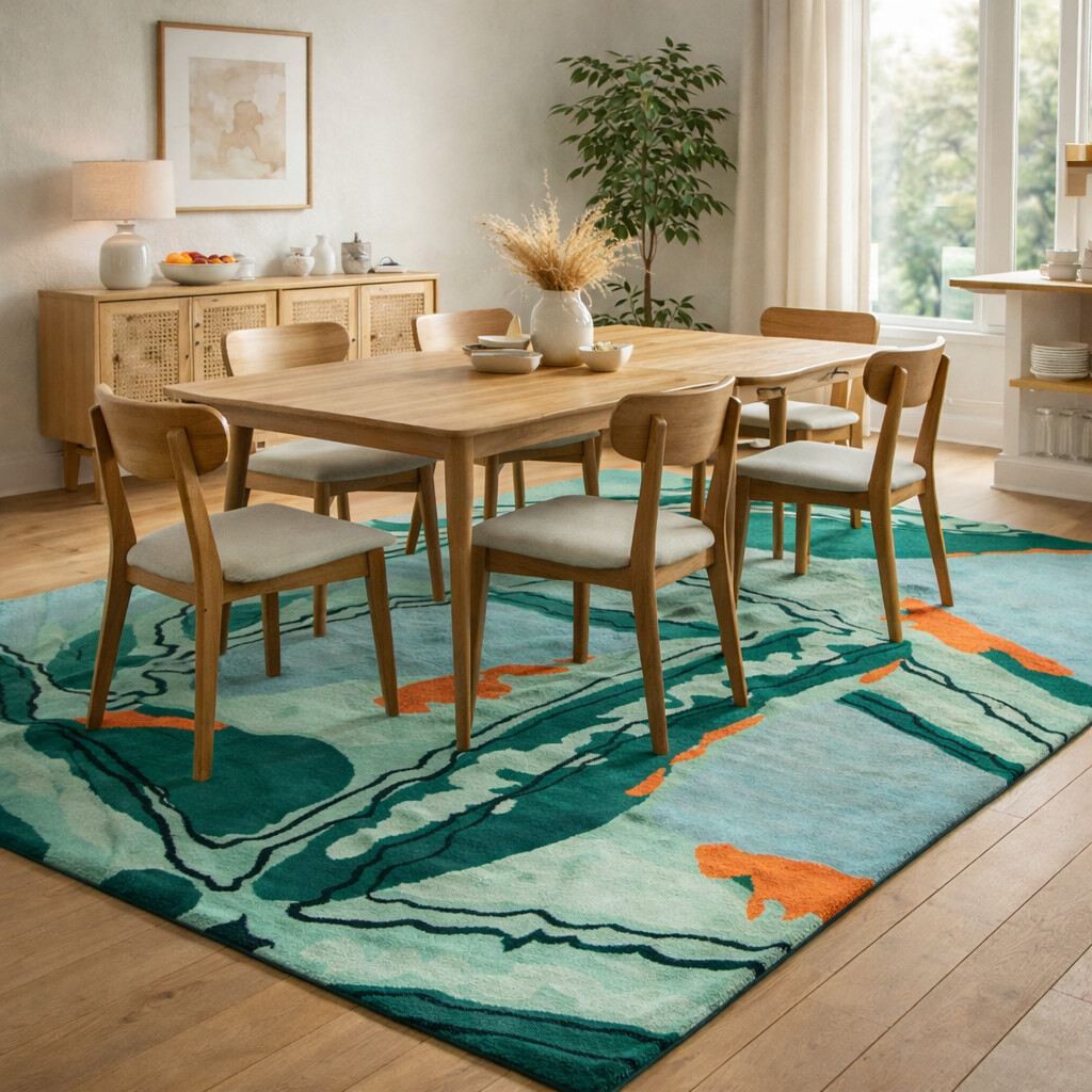 Hand Tufted Stella Multicolor Rug Rug for Bedroom and Living Space