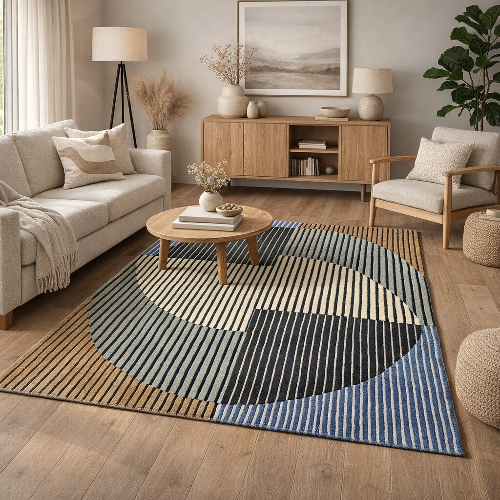 Modern Art-Inspired Rug