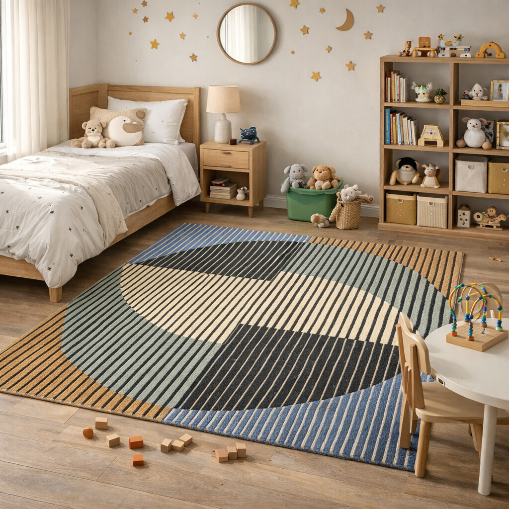 Modern Art-Inspired Rug