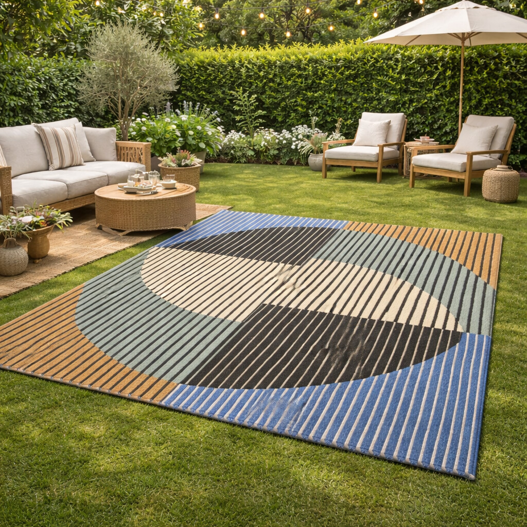 Modern Art-Inspired Rug