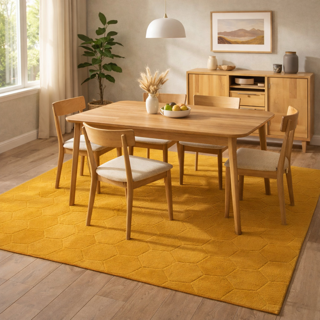 Living Room 8x10 Wool Carpet 6x8 6x9 7x10 Yellow Color Hand Tufted Bedroom