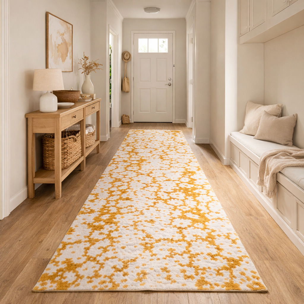 Hand Tufted Gold Area Rug Living 6x8 6x9 6x10 7x10 Handmade Living Room