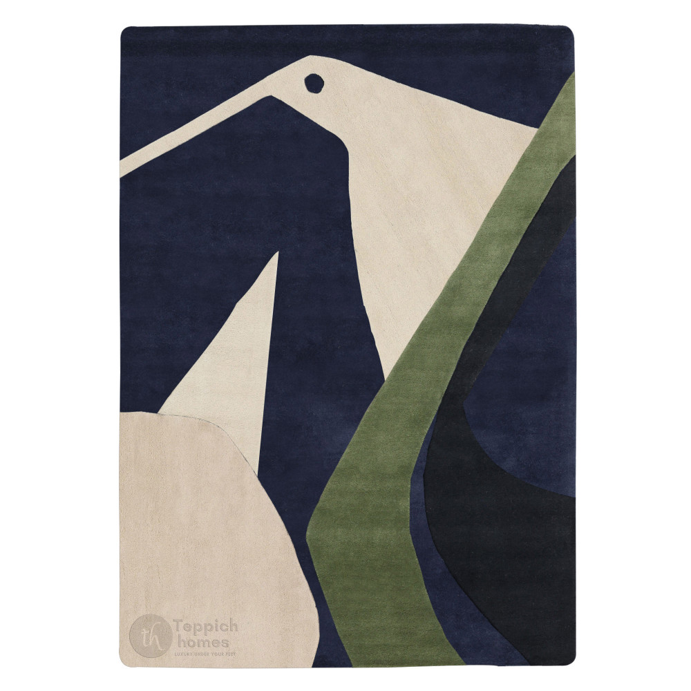 Image of Minimalist Bird Art Carpet