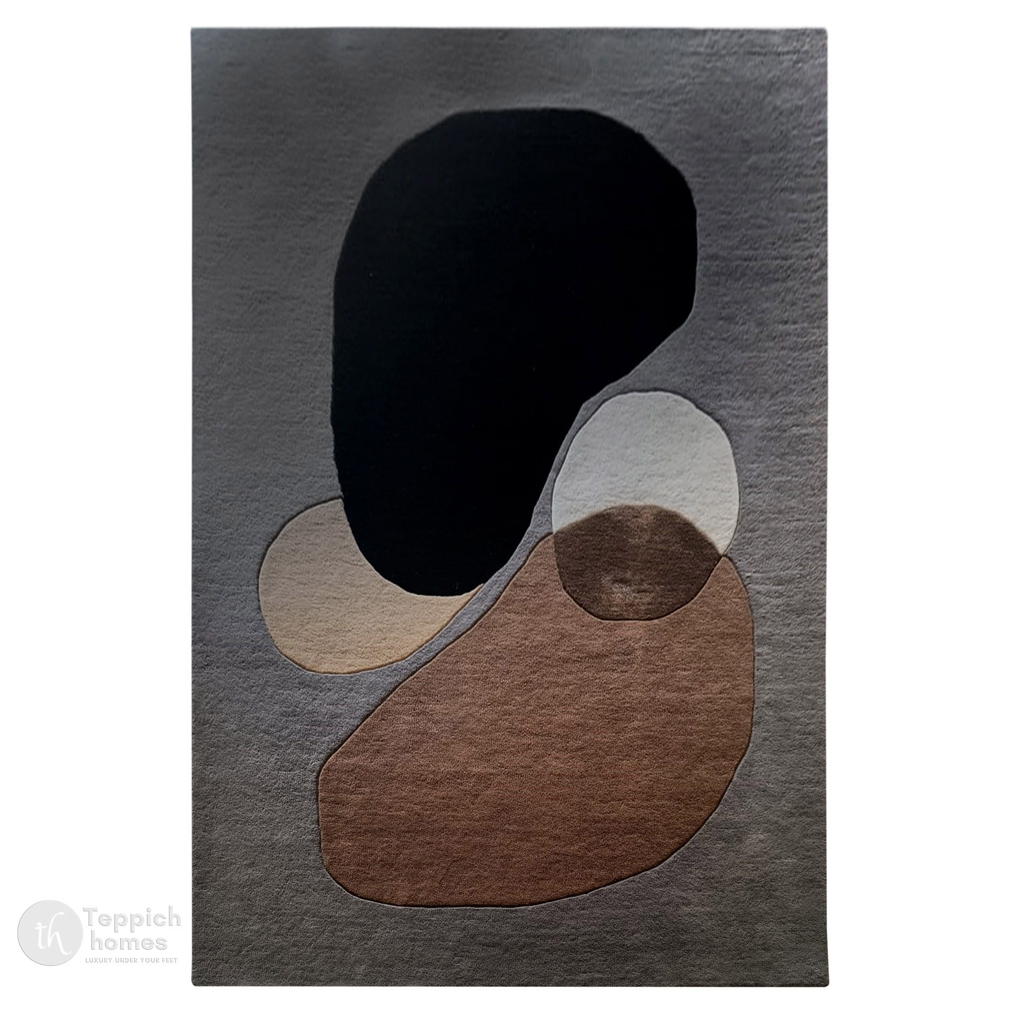 Artistic Earth Color Modern Area Rug