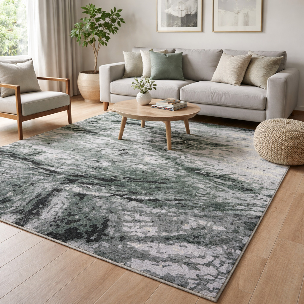 Textured Terrain Rug