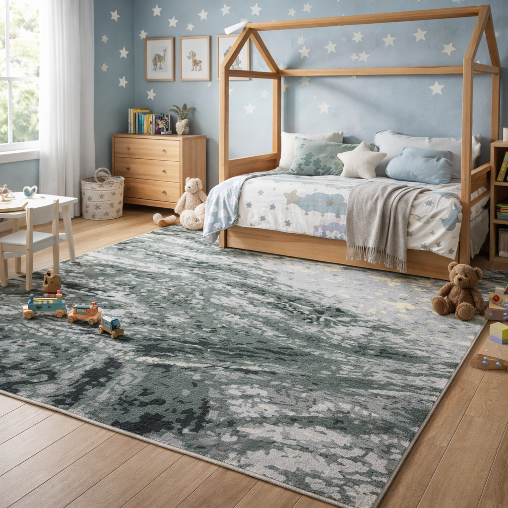 Textured Terrain Rug