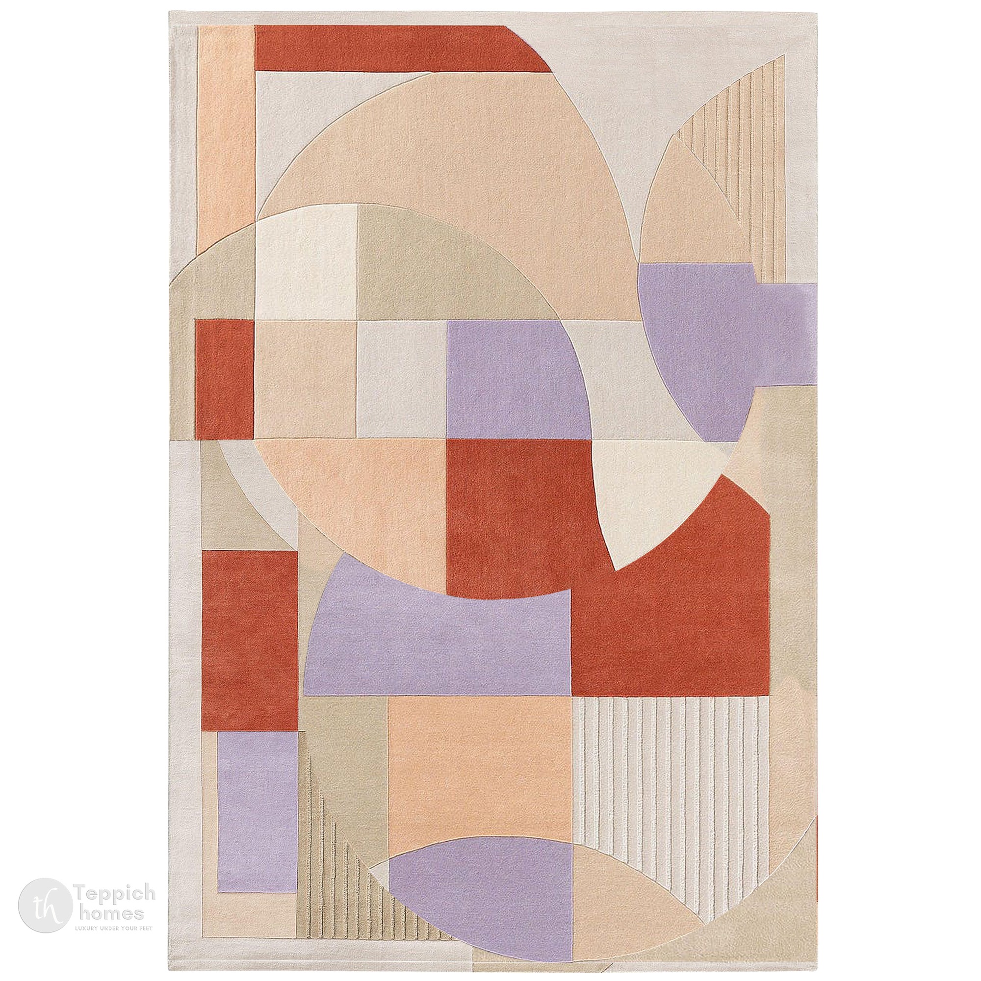 Bedroom area rugs 5x8  Geometric design  Woolen carpet 6x9  7x10 8x11 9x12 10x13  Tufted carpet  Handmade