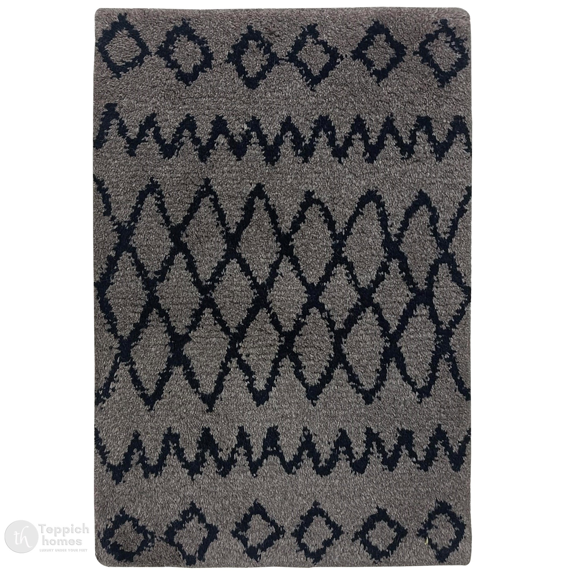 Modern Berber-Style Hand Tufted Rug