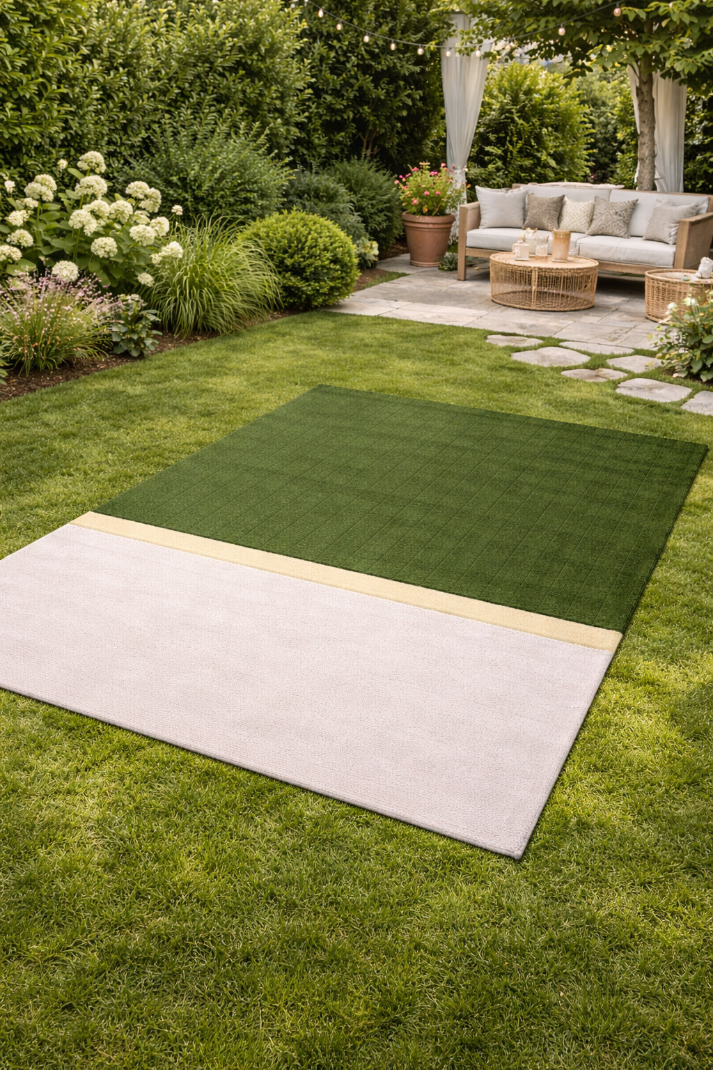 Green Rug Tufted Rug 5x7 5x8 6x8 6x9 Wool Area Rug Bedroom Living Room