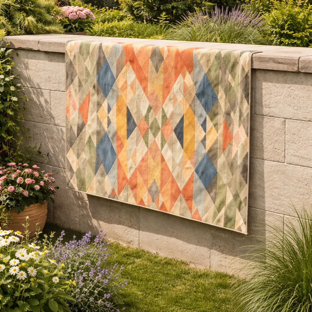 Retro Revival Multicolor Rug