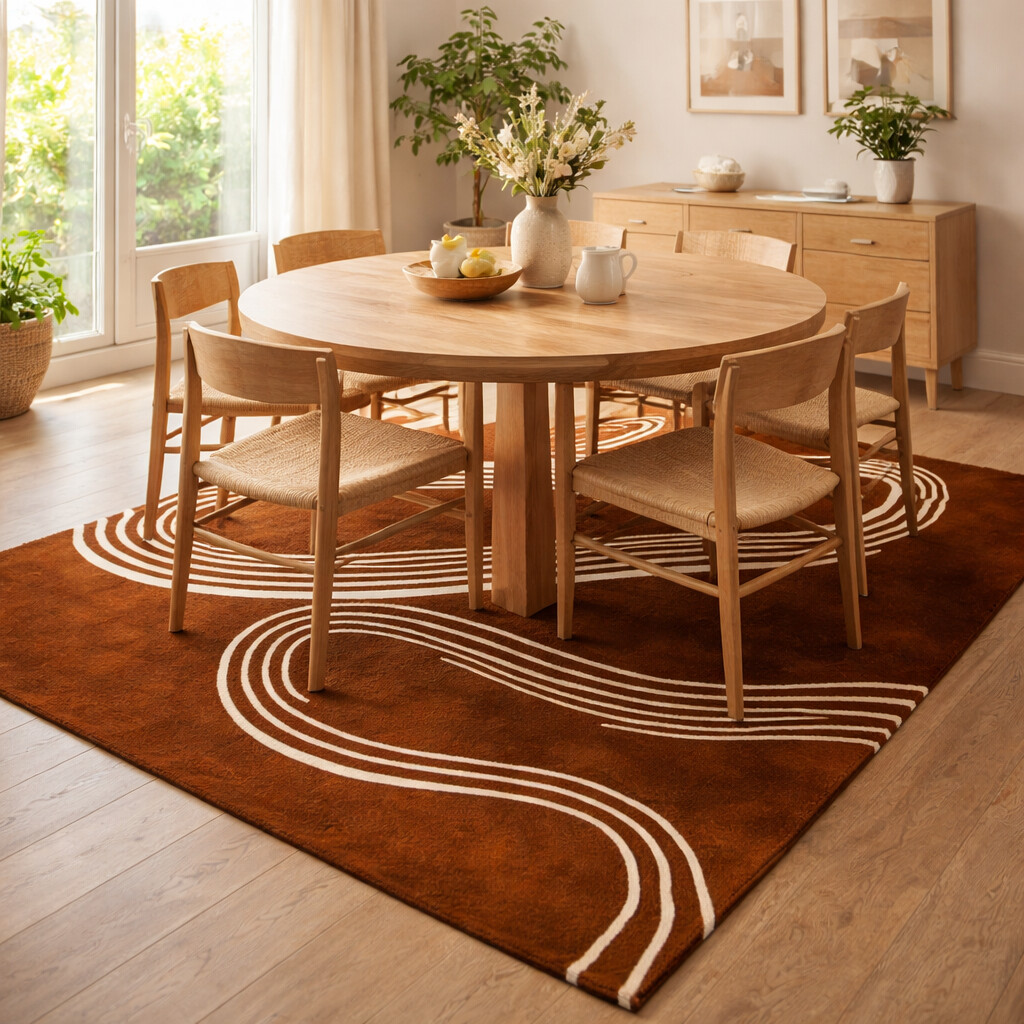 Rugs 9x12  8x13 7x10 6x9 5x8  Hand tufting  Brown area rug  Woolen carpet  Hallway Kids room