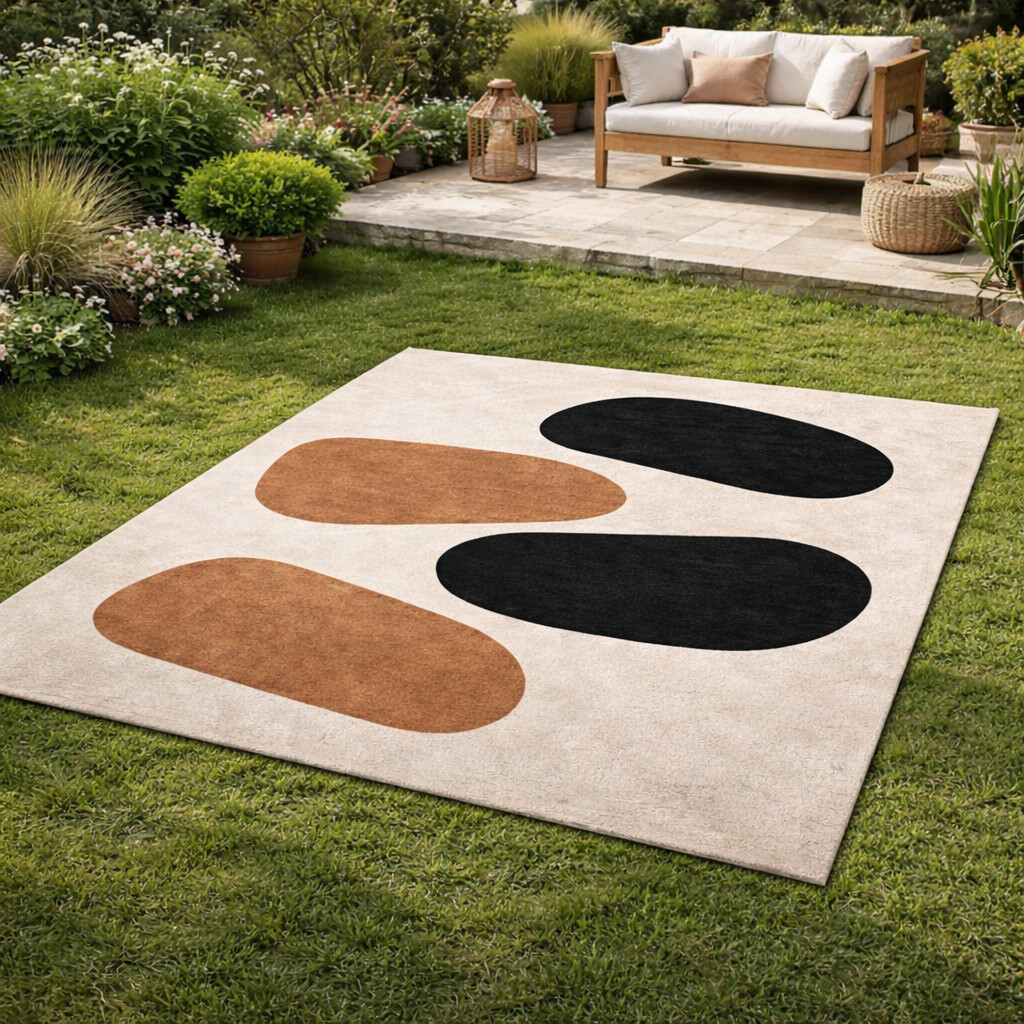 Hand Tuft Rug 5x8 6x9 7x10 Bed Living Room Rugs Beige Color Rectangle Shape Carpet