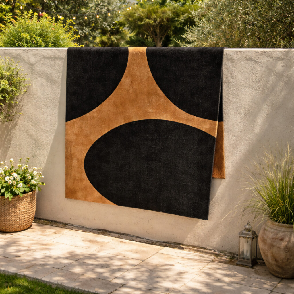 6x8 7x10 8x11 Living Room Rugs Hand Tufted Carpet Brown Area Rug Rectangle Shape Geometric Carpet