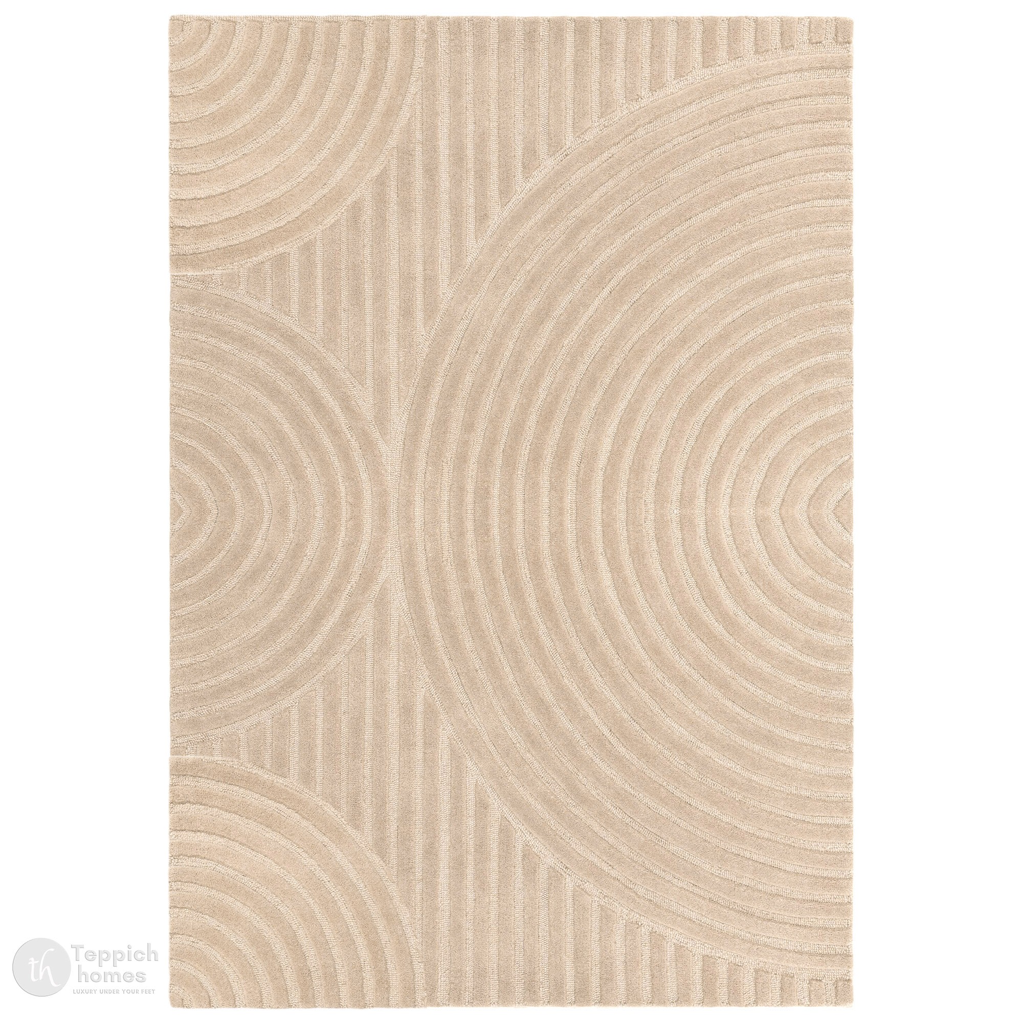 Cream Area Rugs 6x8 7x10 8x11 9x12 Handmade Wool Carpet Rectangle Rugs for Bed Living Room