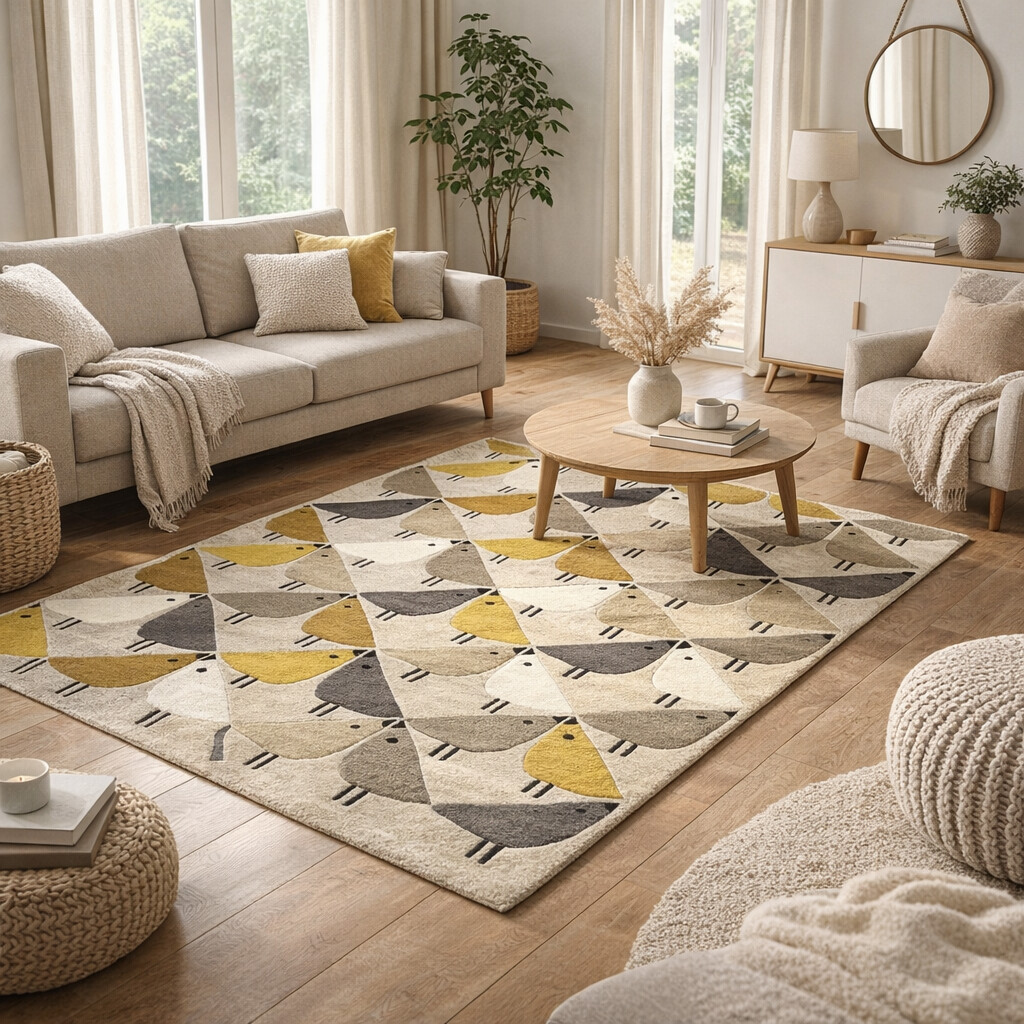 Yellow carpet living room  5x8 6x10 8x11 9x13  Hand tufted  Area rugs  Hallway Bedroom  Woolen carpets