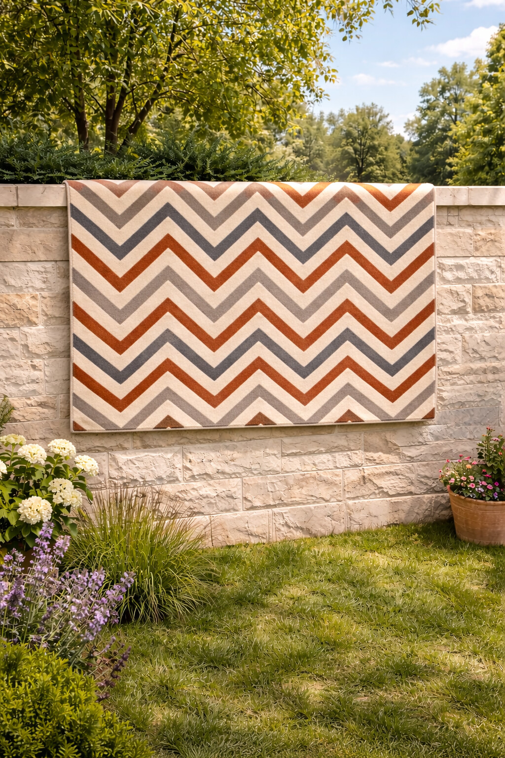 Area Rug Hand Tufted 5x7 8x10 8x11 8x13 Striped Design Wool Area Rug Living Room